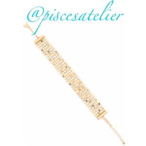 Crystal Mesh Chain Bracelet